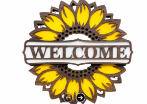 How To Make A Welcome Sunflower Sign