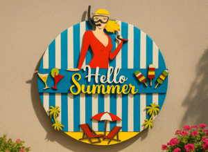 How To Make A Hello Summer Sign
